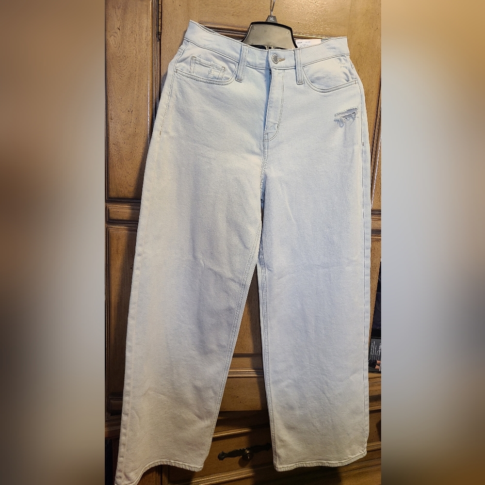 NWT! SO Super High Rise Wide Leg Jean's Sz 7/28W